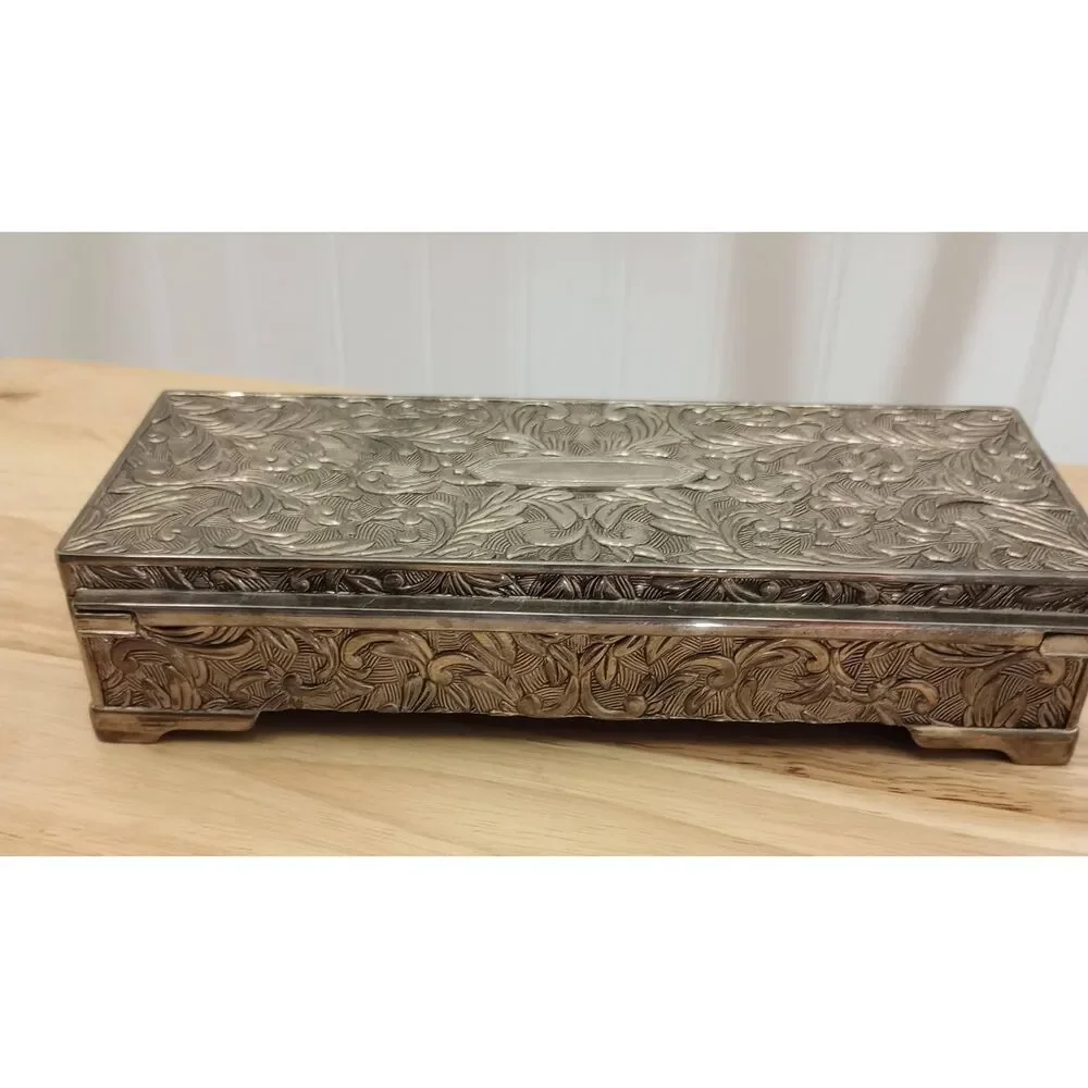 Godinger silver plated jewelry box